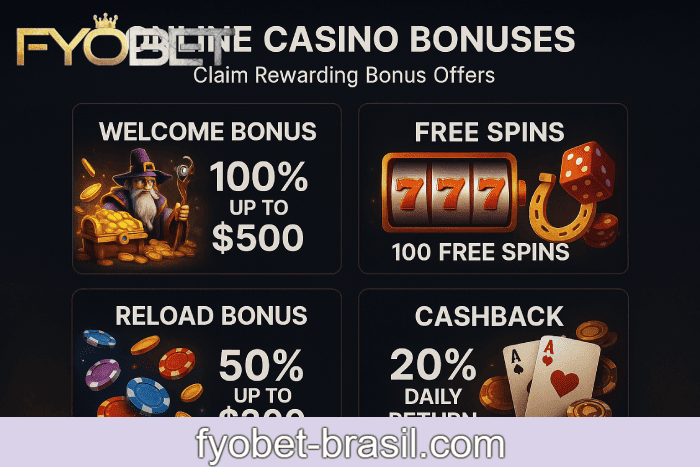 Bônus de cassino móvel FYOBET com apostas online