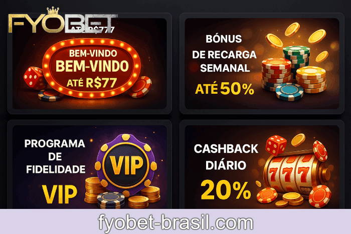 Baú de bônus Cassino FYOBET prêmios e recompensas