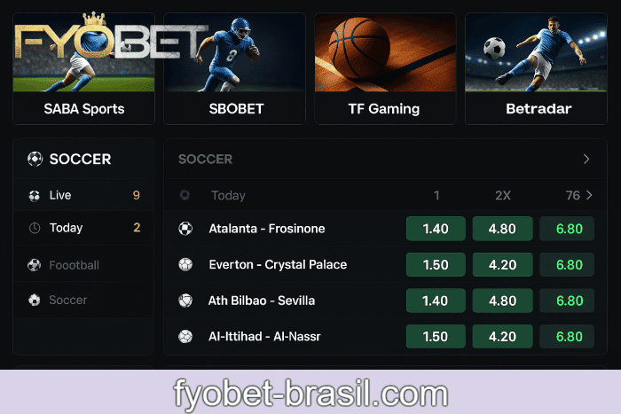 FYOBET apostas esportivas online